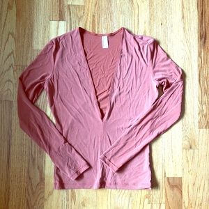 American Apparel low cut V soft blouse